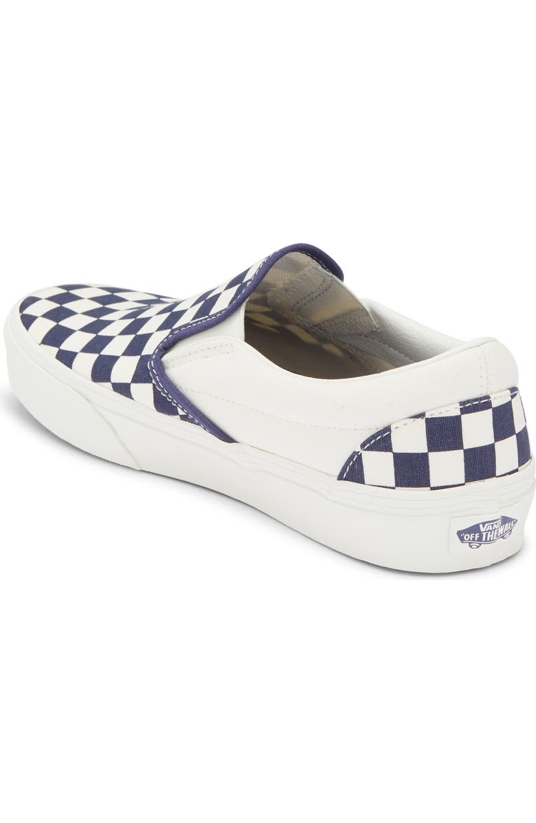 Vans Classic Slip-On Sneaker, Alternate, color, Checkerboard Deep Twilight