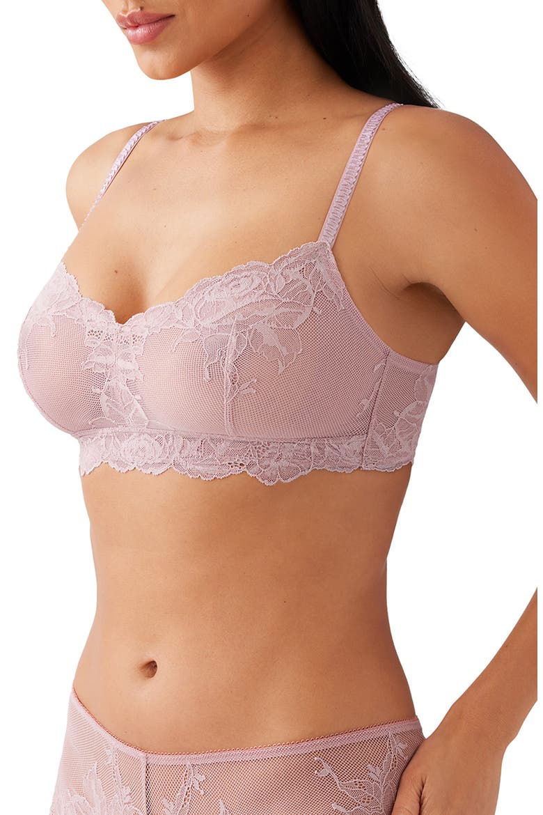 Vivid Attraction Bralette, Alternate, color, WOODROSE