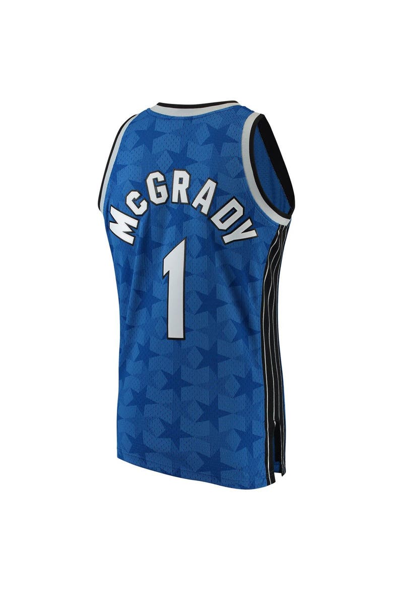Men's Mitchell & Ness Tracy McGrady Blue Orlando Magic 2000-01 Hardwood Classics Swingman Jersey, Alternate, color, Blue