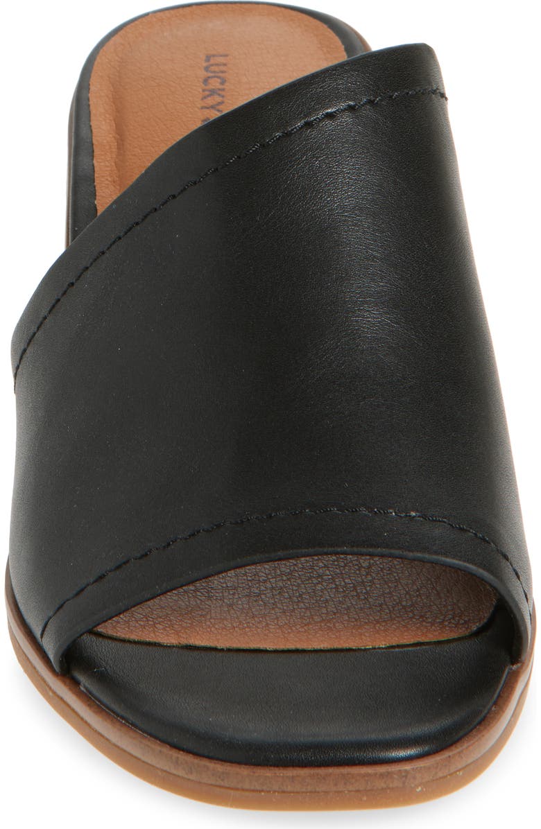 Lucky Brand Lerkie Block Heel Sandal, Alternate, color, Black 04
