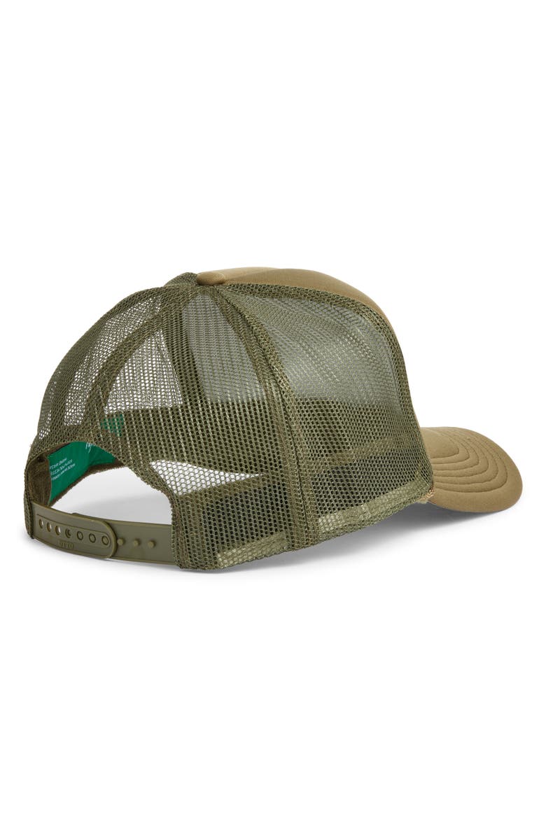 Friday Feelin’ The Sunshine Club Trucker Hat, Alternate, color, Olive