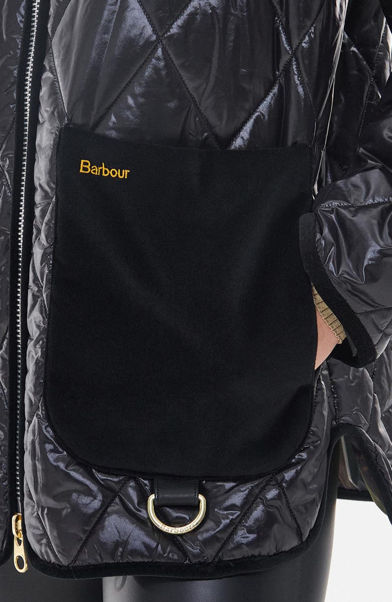 Barbour Premium Woodhall Quilted Zip-Up Jacket, Alternate, color, 