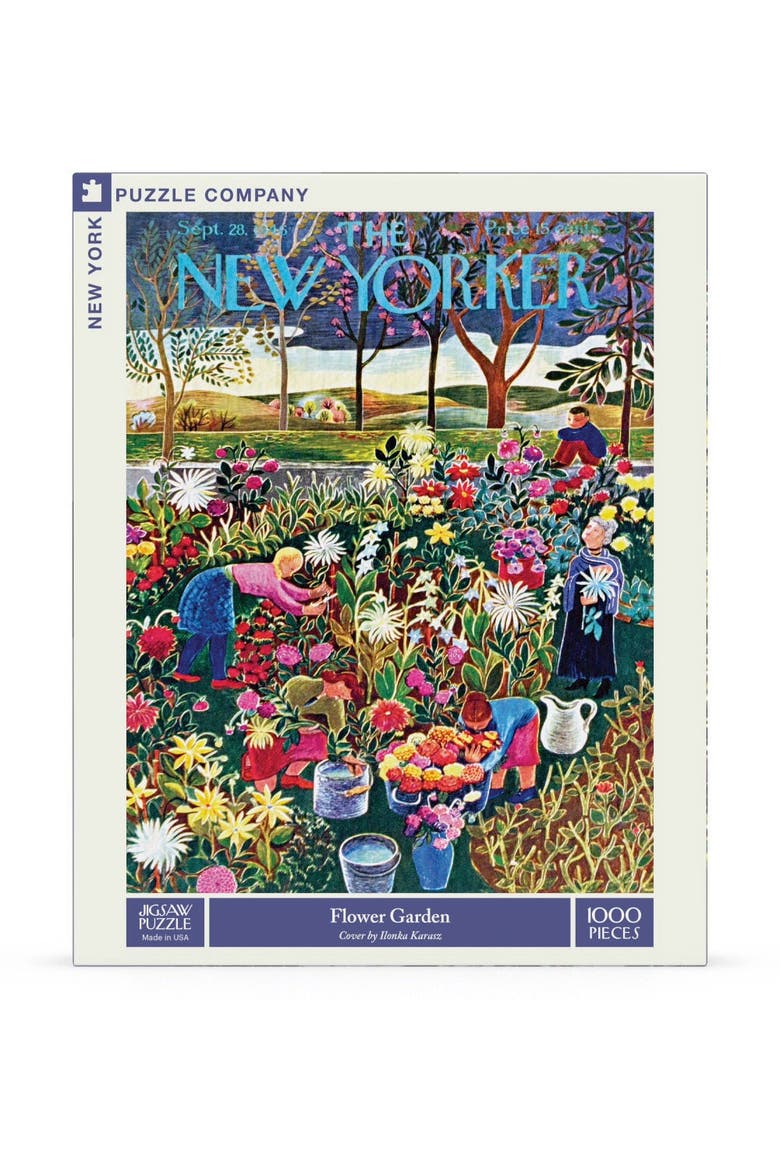 Flower Garden 1000 Piece Puzzle, Main, color, No Color