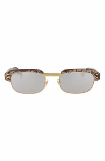 Novelty 52mm Rectangular Sunglasses