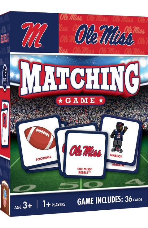 Ole Miss Rebels Matching Game