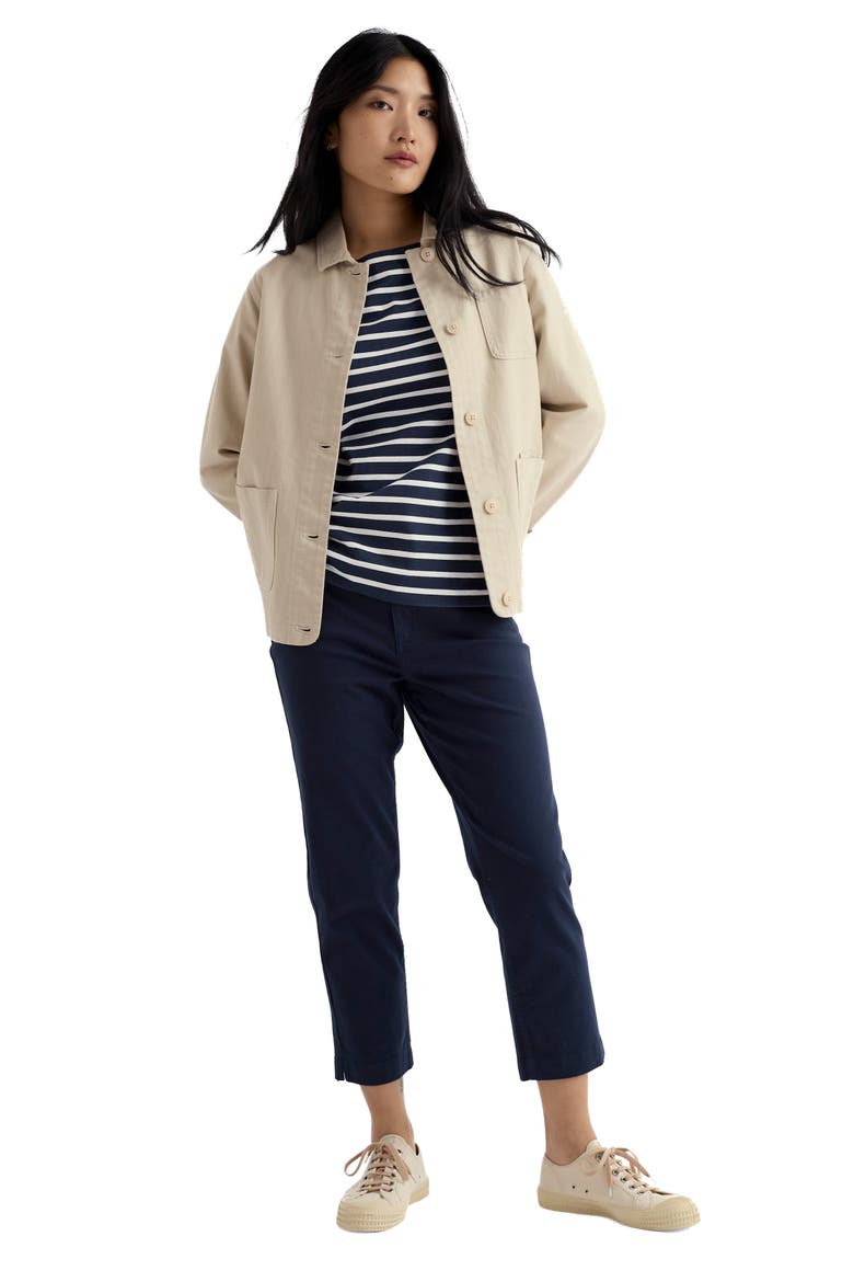 Albert Quay High Waist Crop Pants, Alternate, color, MARITIME