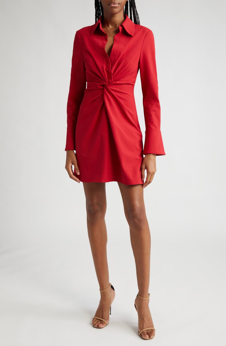 Cinq à Sept Mckenna Long Sleeve Shirtdress, Main, color, 