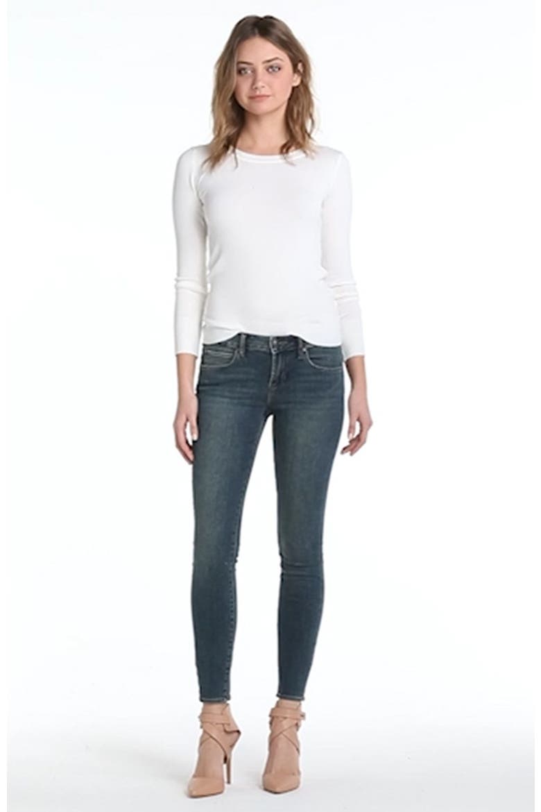 'Sarah' Skinny Jeans, Alternate, color, MEDUIM WASH