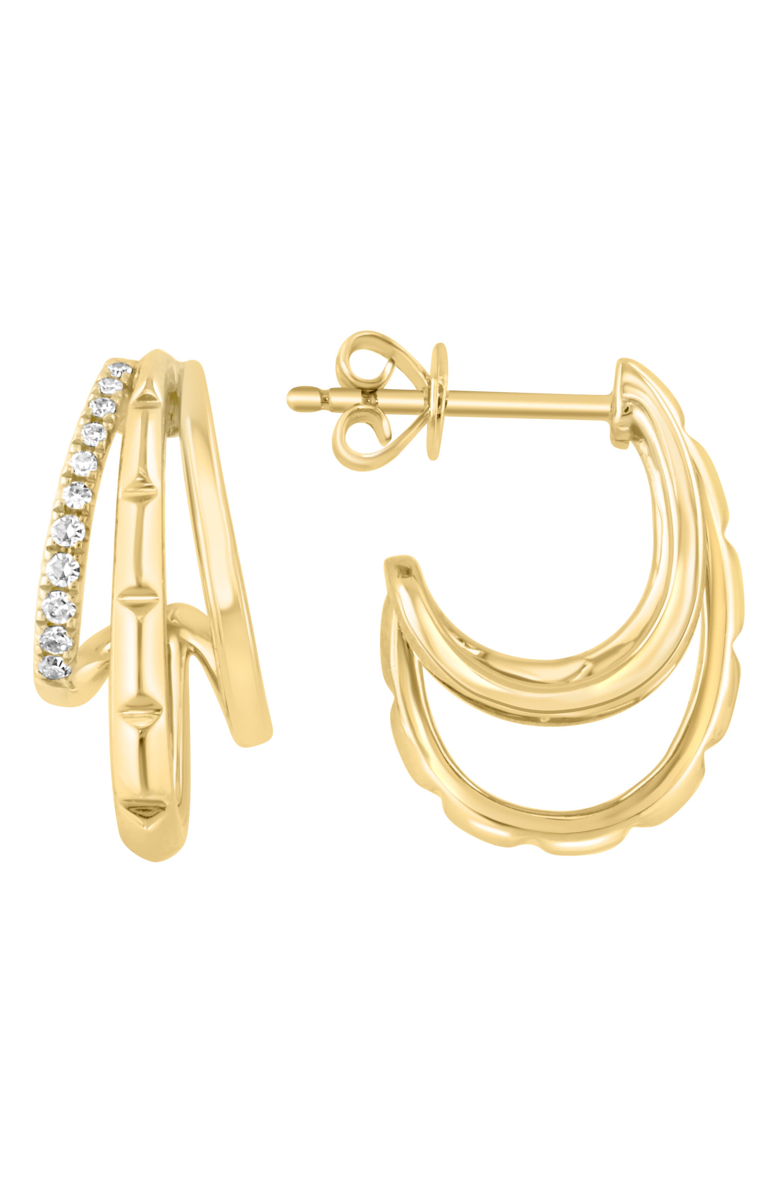EFFY Diamond Hoop Earrings