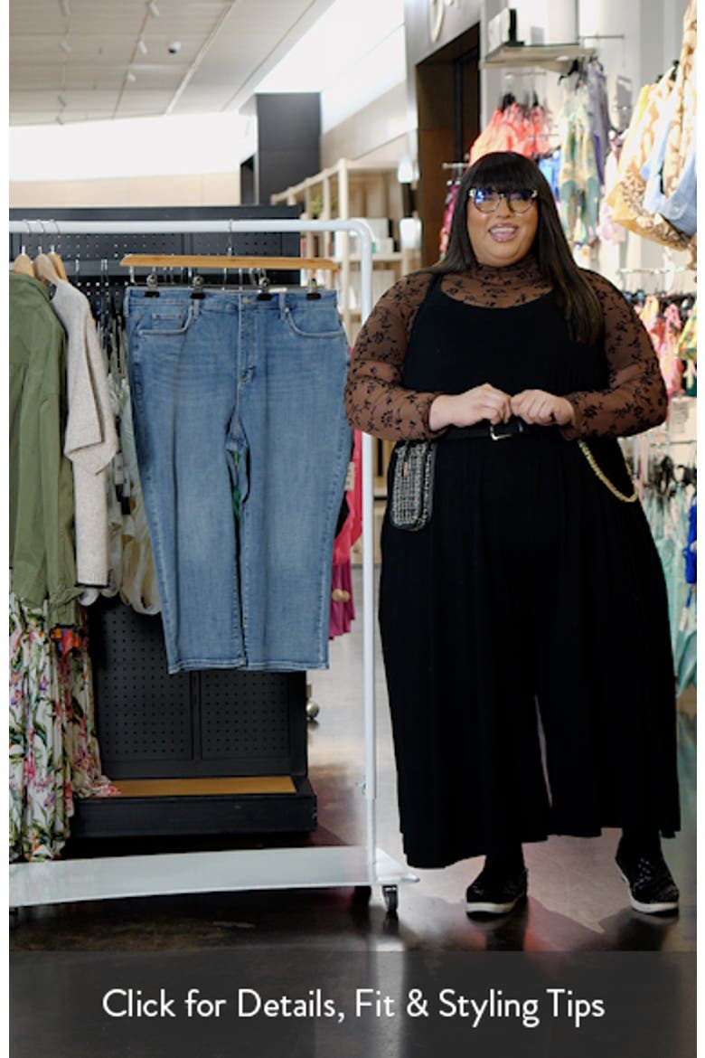 Joni High Waist Relaxed Capri Jeans video