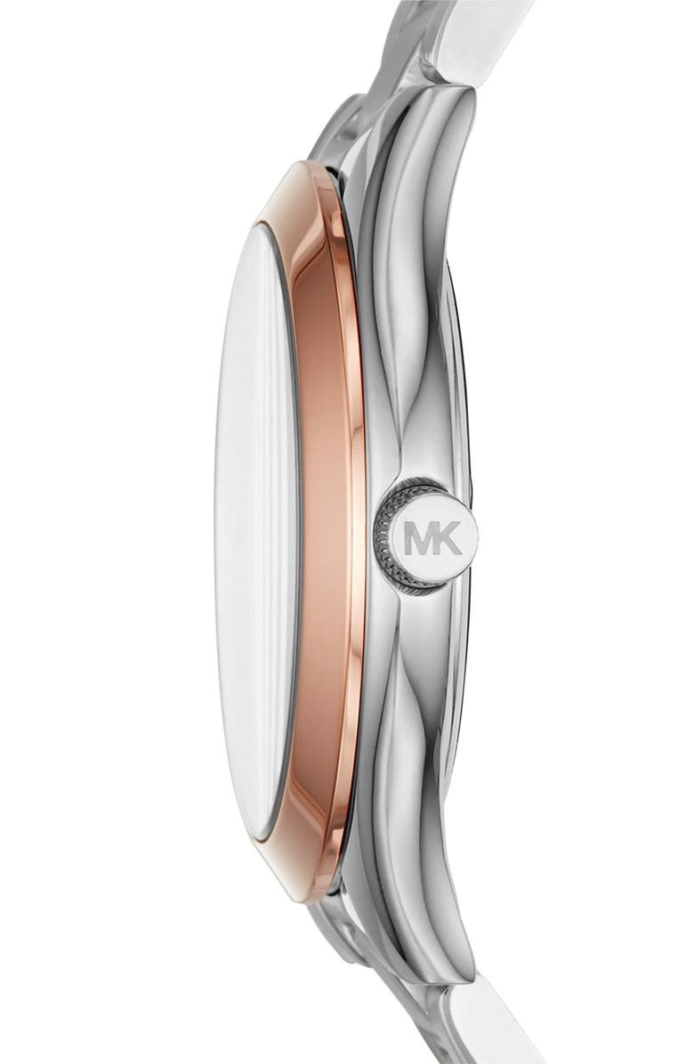 Michael Kors 'Slim Runway' Bracelet Watch, 33mm, Alternate, color,