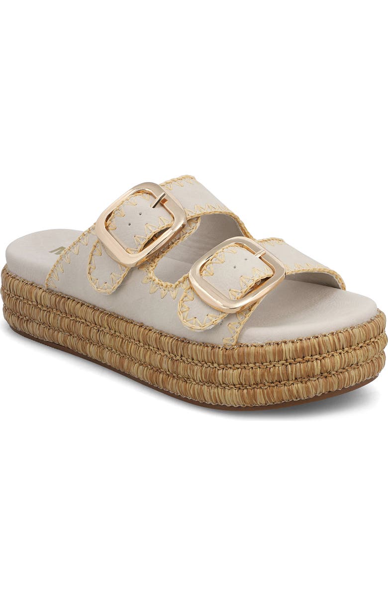 MIA Mieko Two-Strap Platform Sandal, Main, color, Seashell