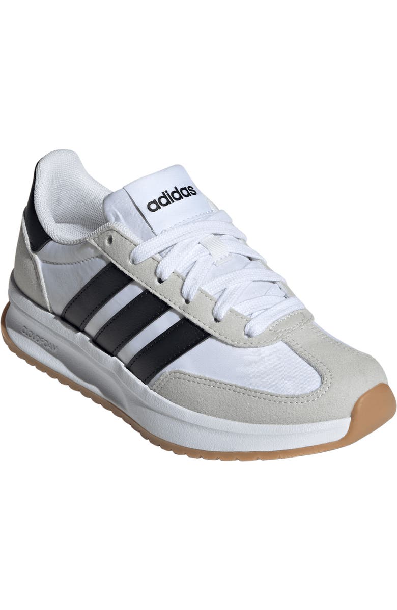 adidas Kids' Run '70s 2-0 Sneaker, Main, color, White/ Core Black/ Grey