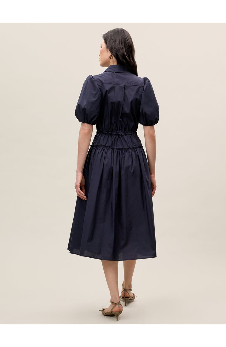 Rebecca Taylor Poplin Shirt Dress, Alternate, color, Dark Navy