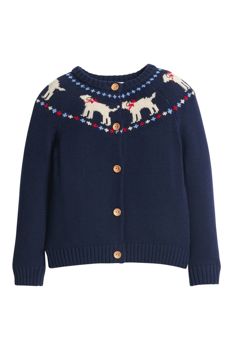 Kids' Fair Isle Cardigan, Main, color, Bow Labs