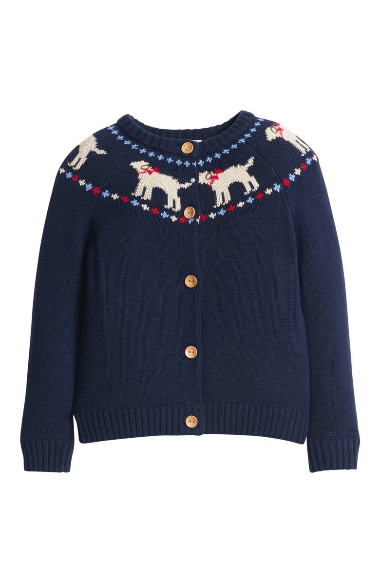 Little English Kids' Fair Isle Cardigan, Main, color, Bow Labs