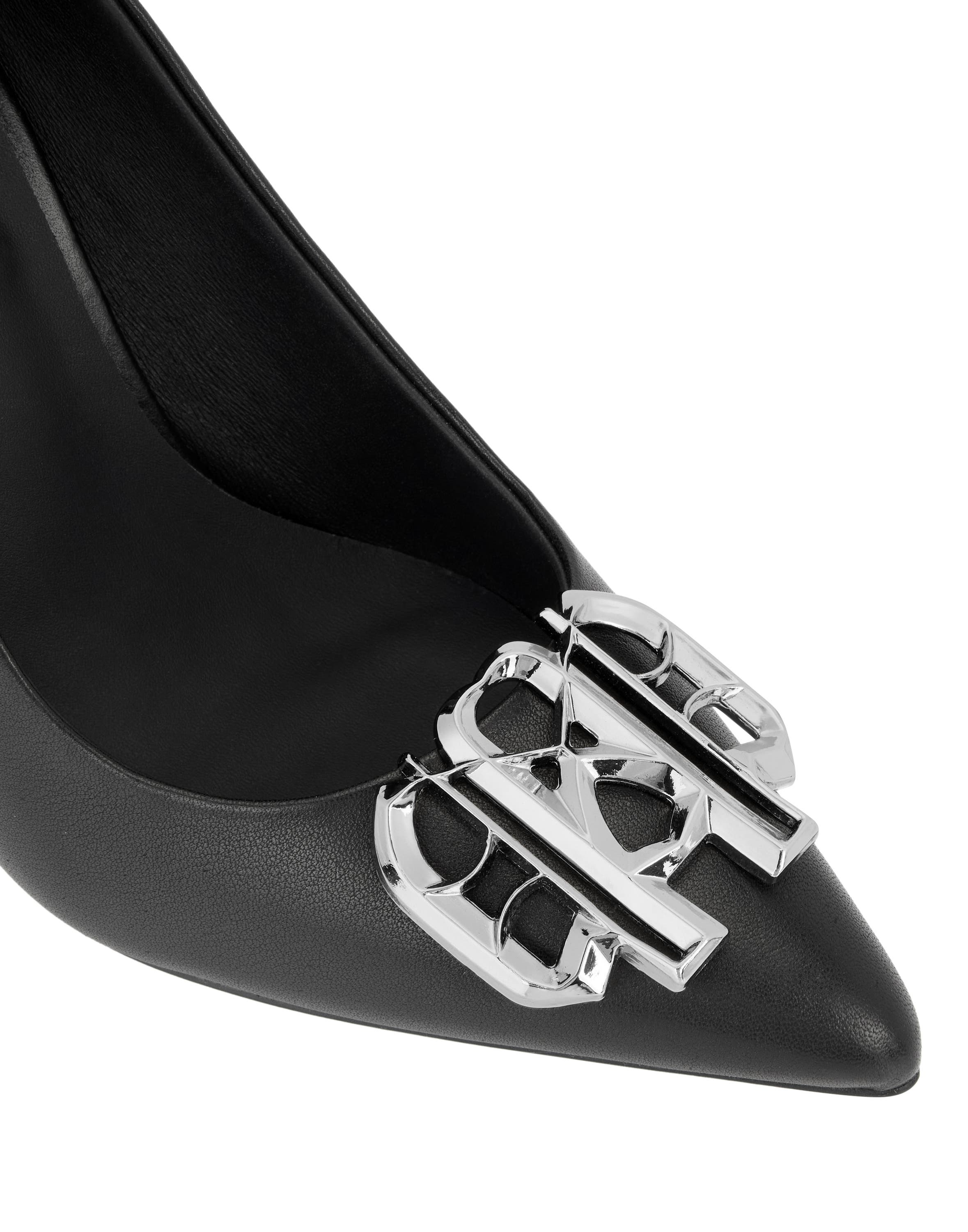 Nappa High Heels Pump H120 Gothic Plein Women, Alternate, color, black