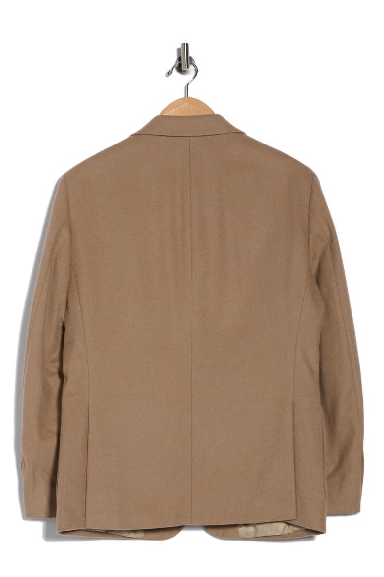 Notch Lapel Wool Blend Sport Coat, Alternate, color, TAN