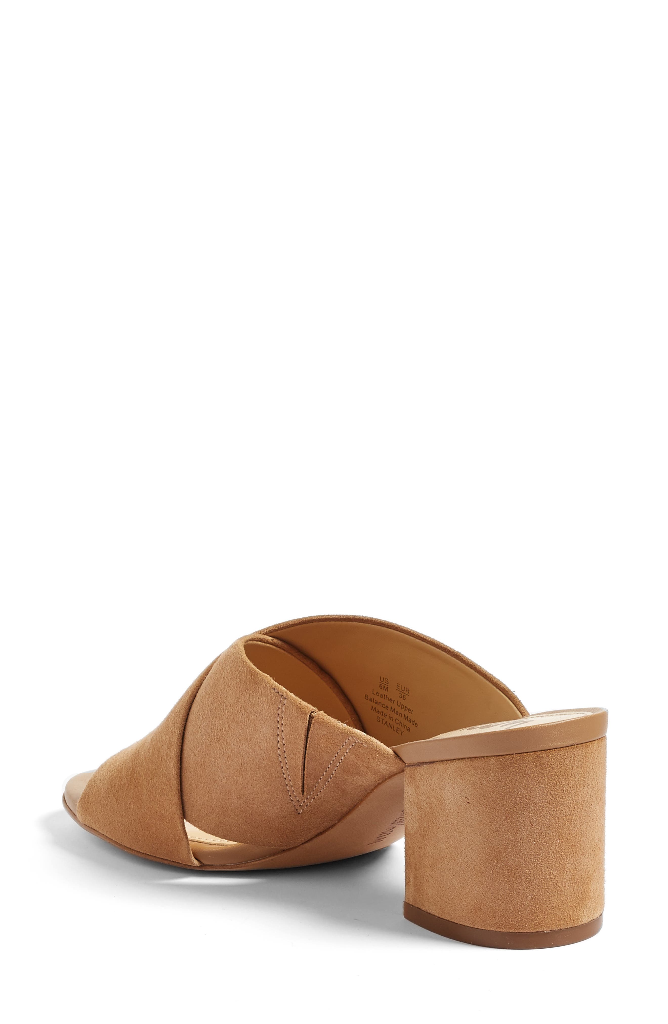 Stanley Slide Sandal, Alternate, color, GOLDEN CARAMEL