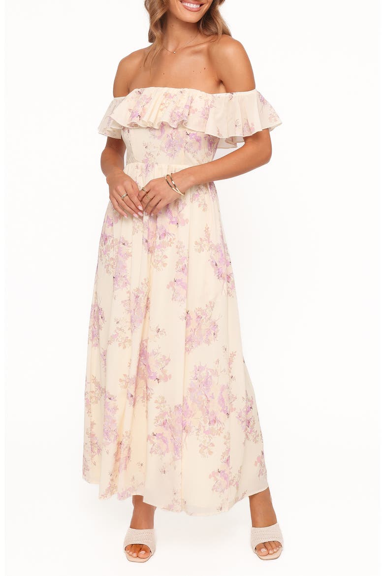 Jemira Maxi Dress, Main, color, LAVENDER FLORAL