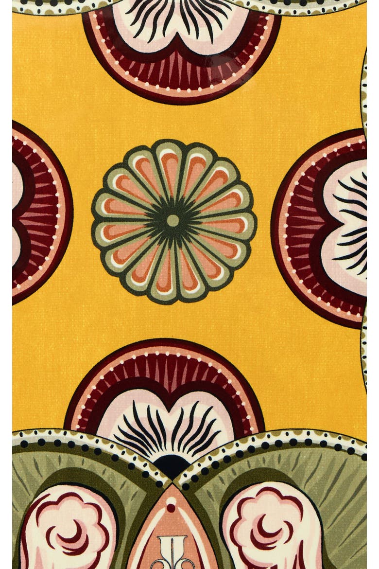 Disk Placemats Set Of 2, Alternate, color, Nucleus Saffron