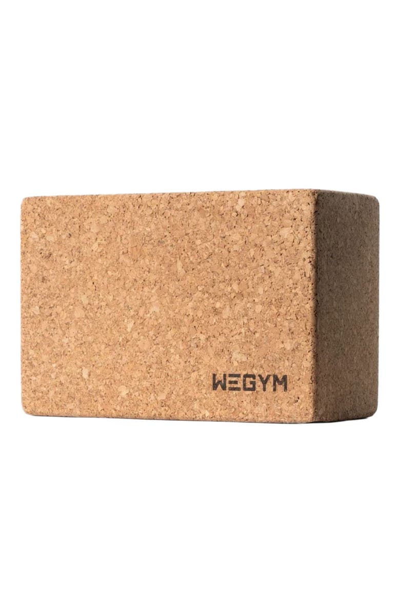 WeGym Exercise Block - Cork, Alternate, color, Cork