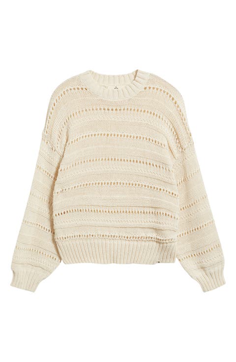 Neon Isles Cotton Blend Sweater