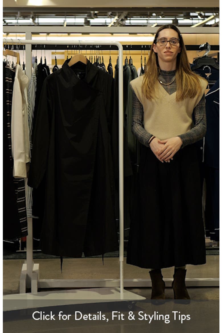 Drape Neck Coat video