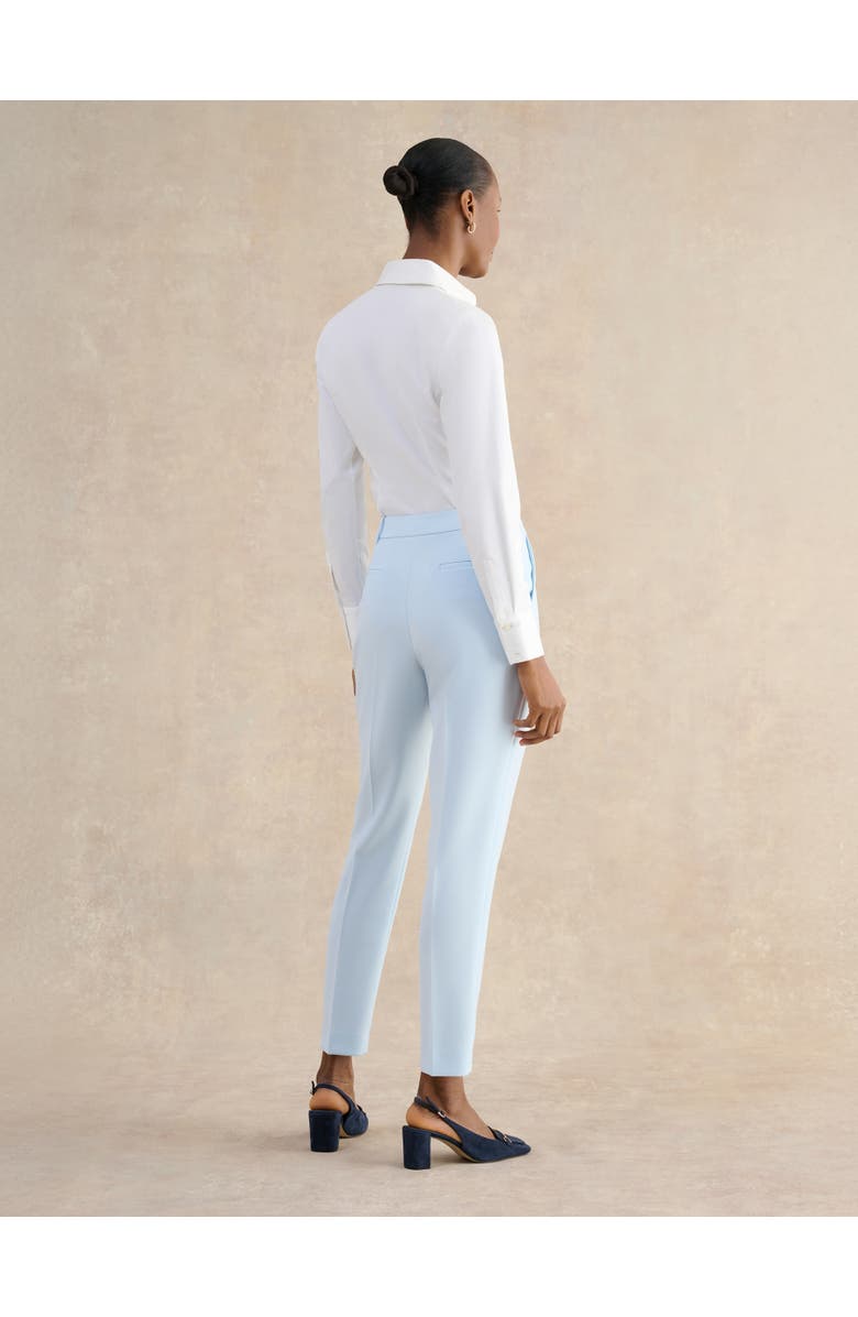 HOBBS LONDON Keighley High Waisted Slim Leg Trousers, Alternate, color, Pale Blue