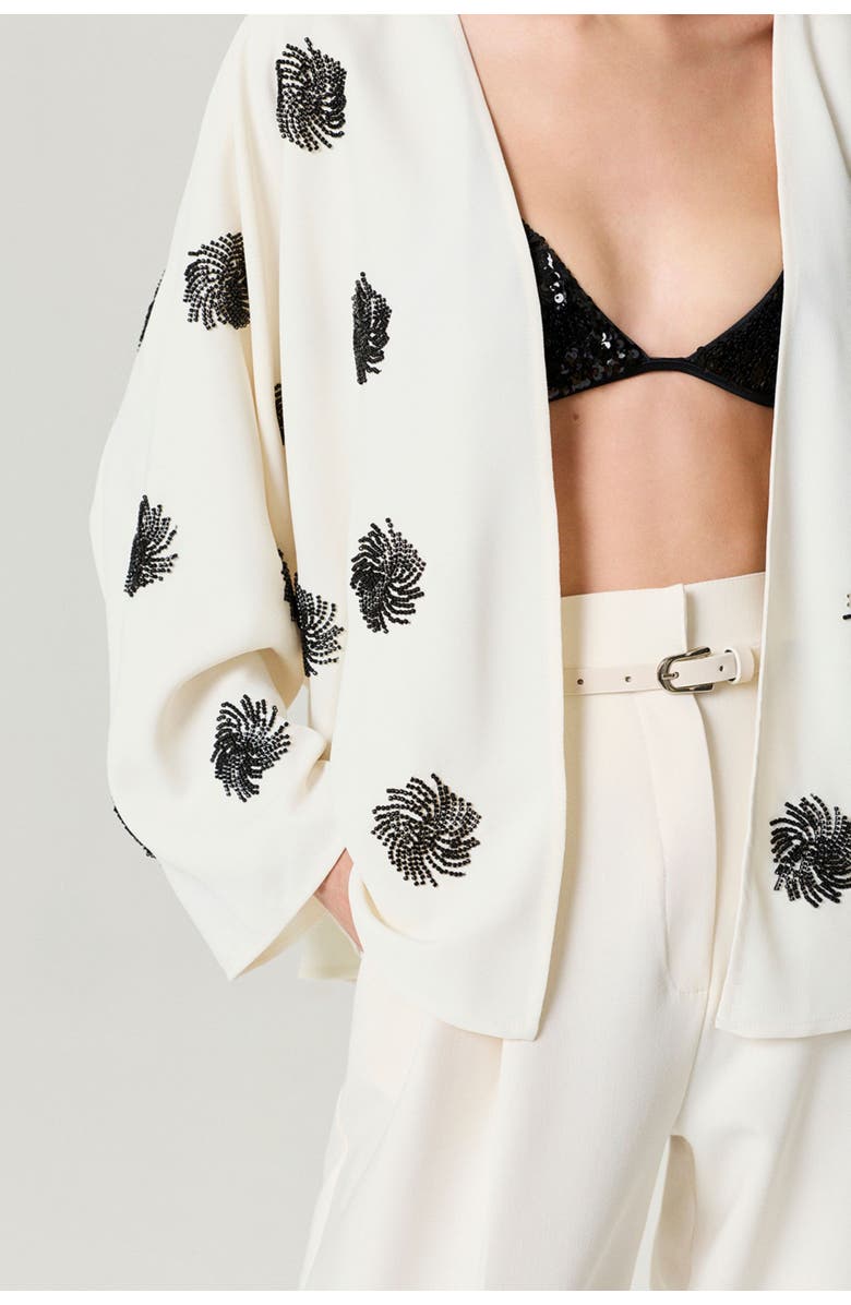 Nocturne Beaded Open-Front Kimono, Alternate, color, Multi-Colored