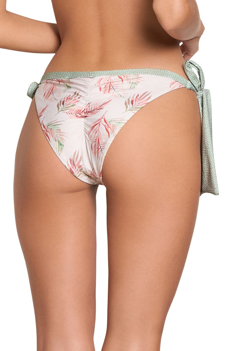 Cosita Linda Side Tie Bikini Bottoms, Alternate, color, Ginger Multi