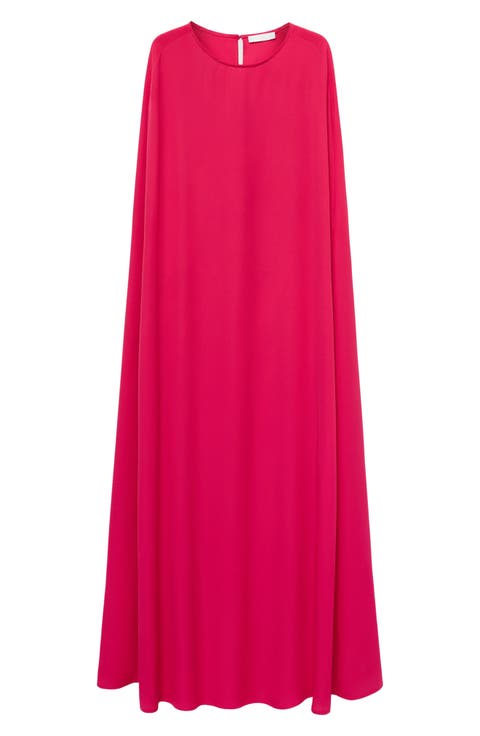 Cape Maxi Dress