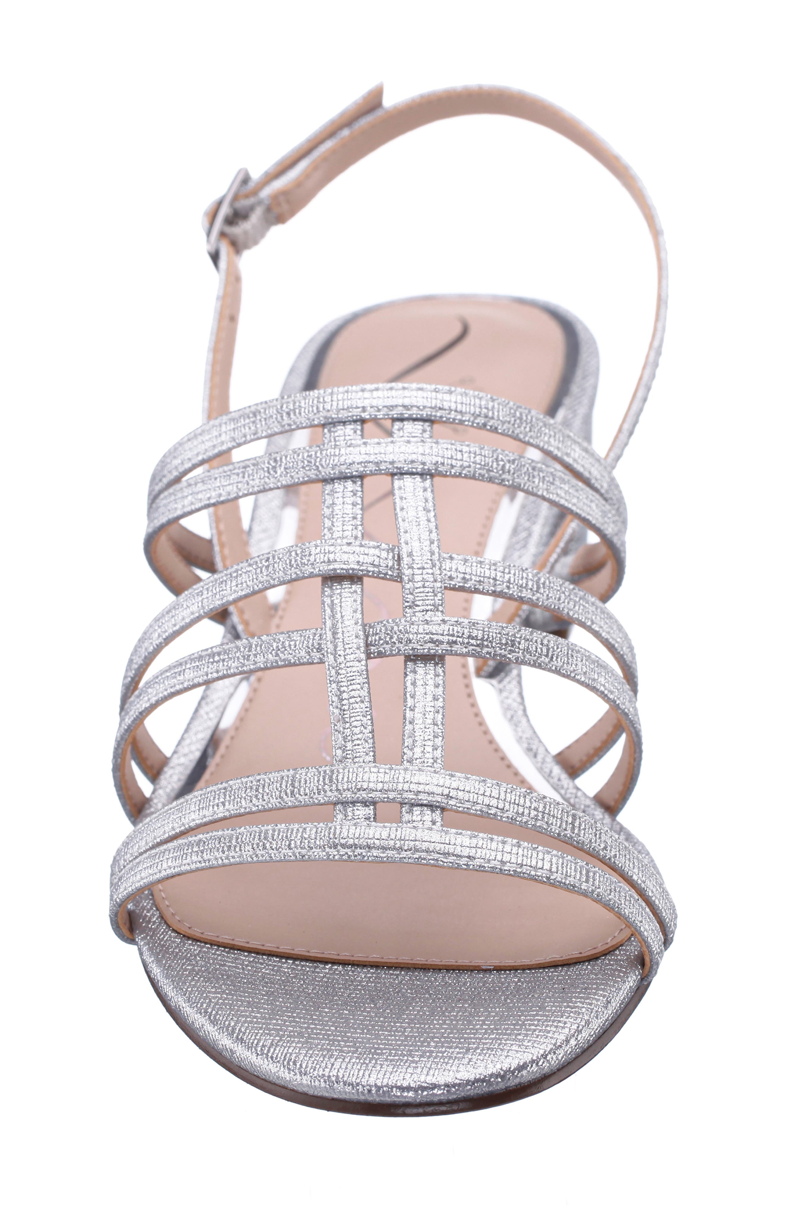 Nina Gladys Slingback Sandal, Alternate, color, Silver