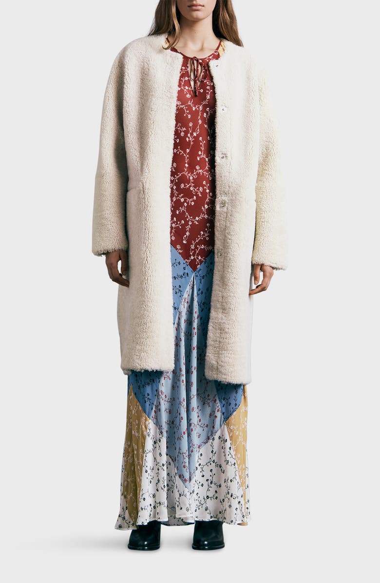 rag & bone Floral Patchwork Maxi Dress, Alternate, color, Blue Multi