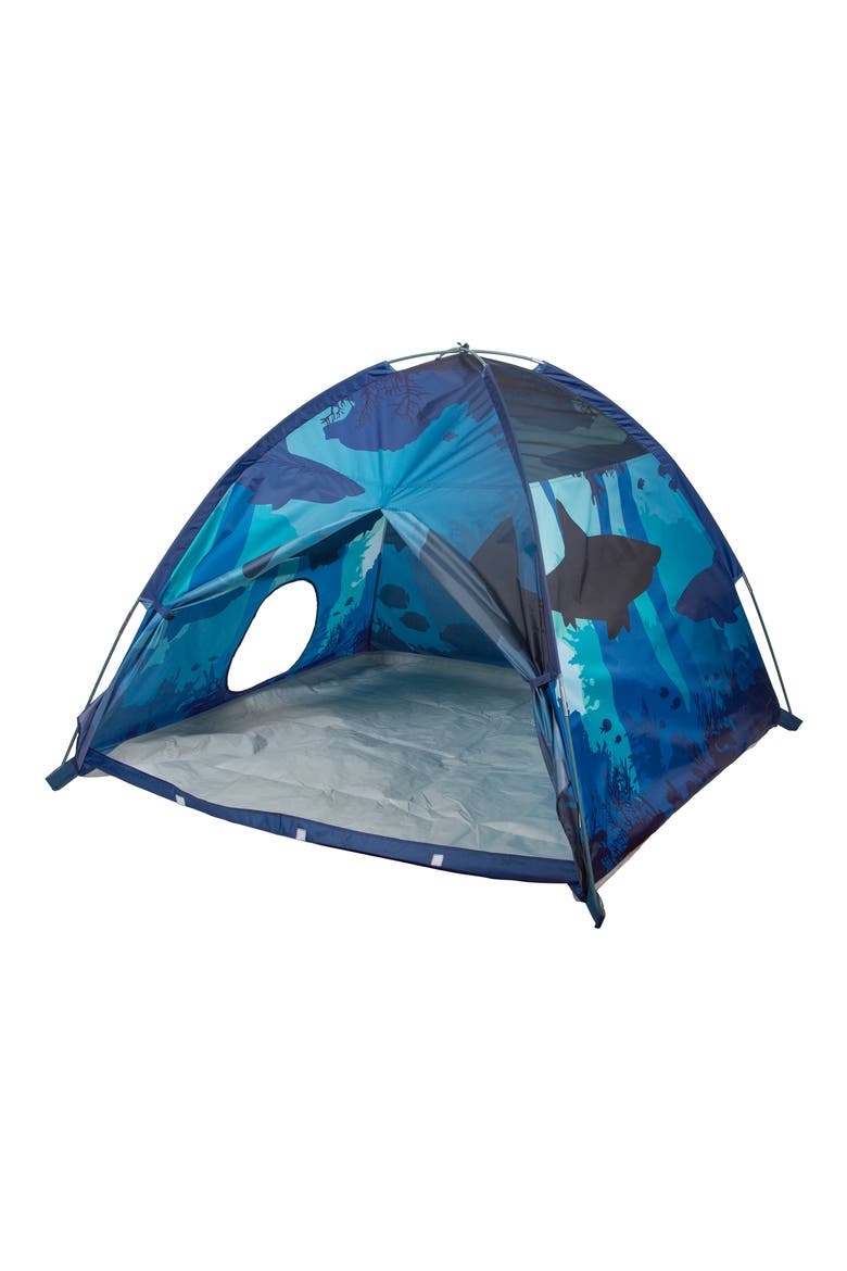 Shark Cove Play Tent, Alternate, color, BLUE