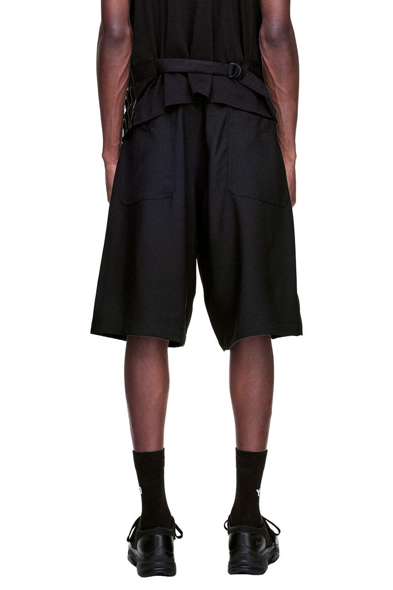 Y-3 Sport Uniform Pleated Oversize Shorts (Men) | Nordstrom