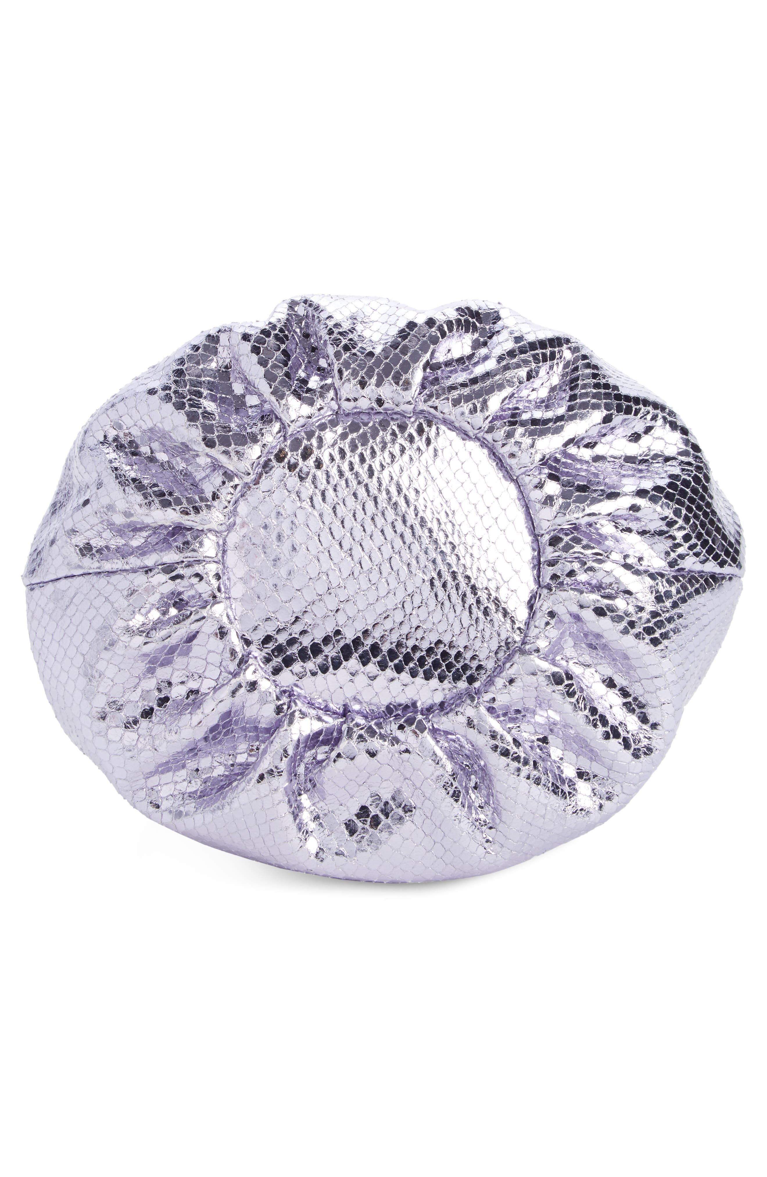 Marc Jacobs The Soirée Metallic Leather Shoulder Bag, Alternate, color, 