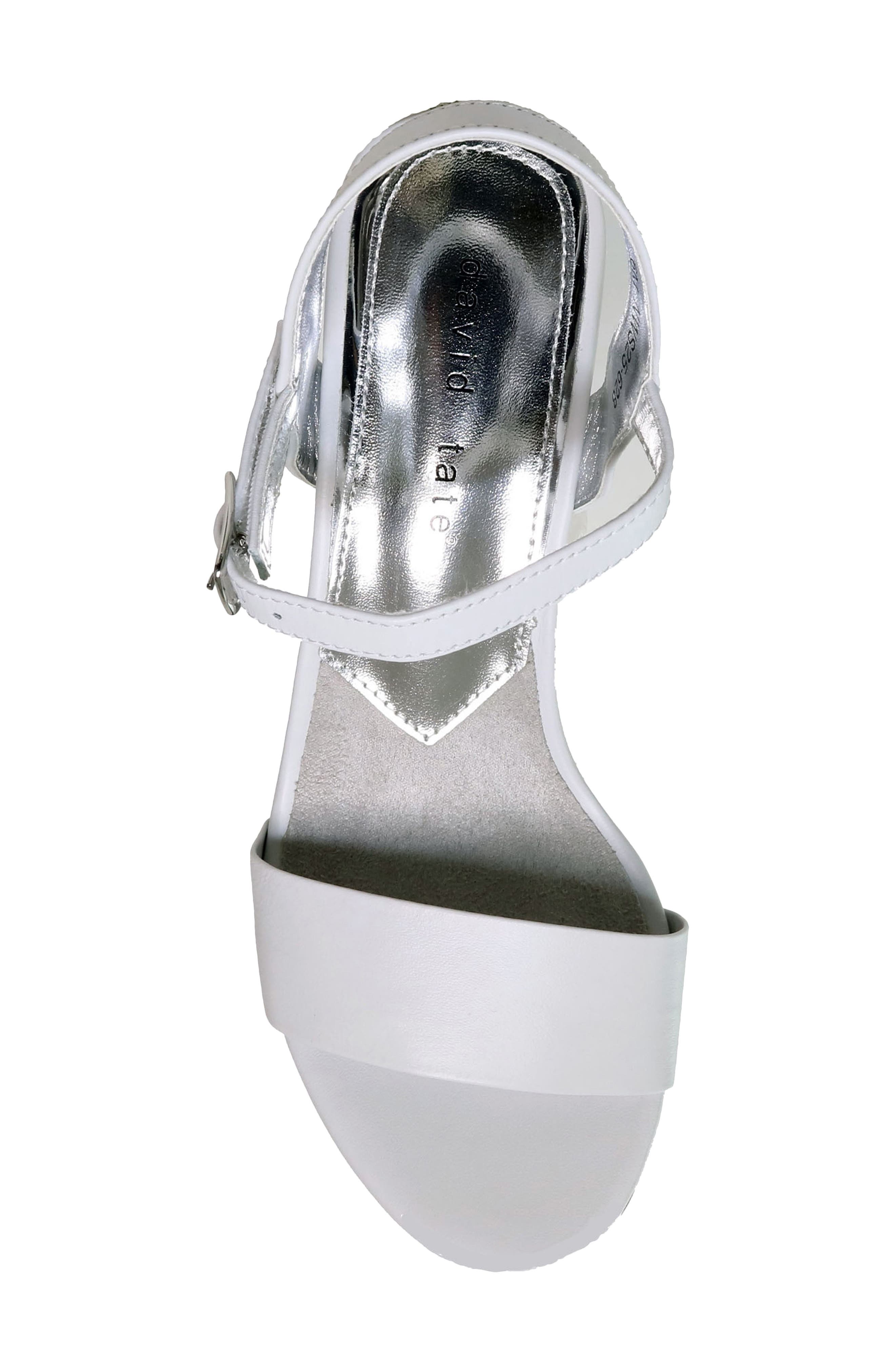 Ageless Ankle Strap Sandal, Alternate, color, WHITE