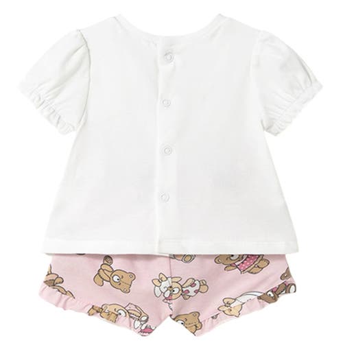 Mayoral Teddy Baby Rose Shorts Set