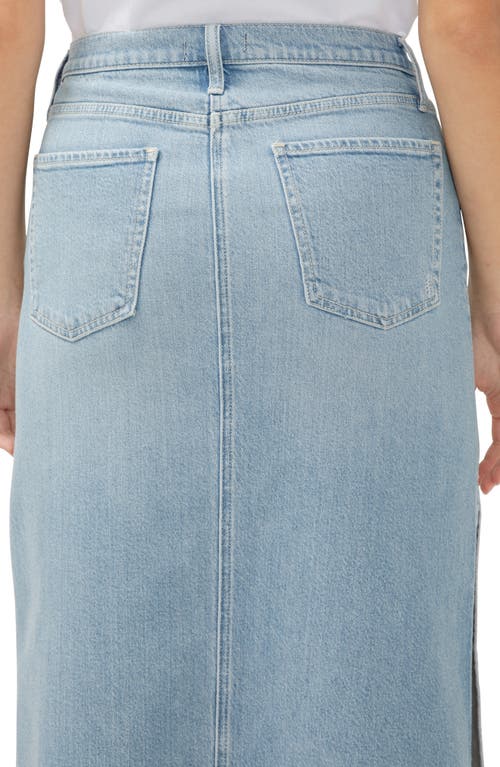 Silver Jeans Co. Denim Maxi Skirt In Indigo
