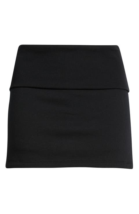Foldover Fleece Miniskort