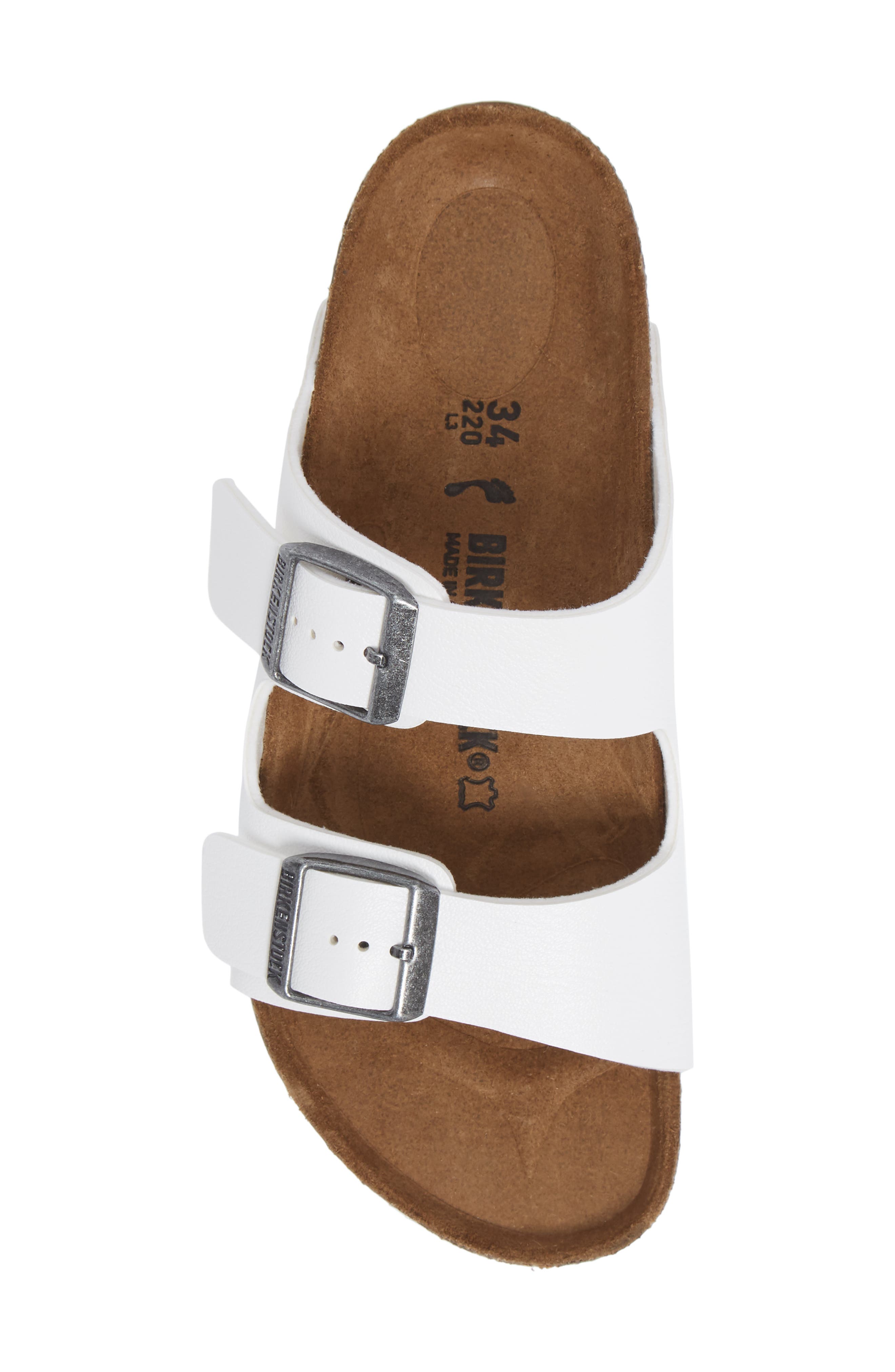 Birkenstock Kids' Arizona Slide Sandal, Alternate, color, White