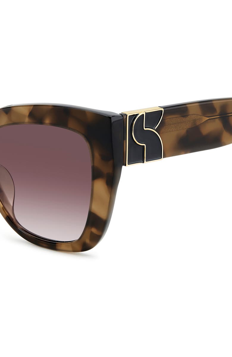 Kate Spade New York bexley 54mm gradient cat eye sunglasses, Alternate, color, 