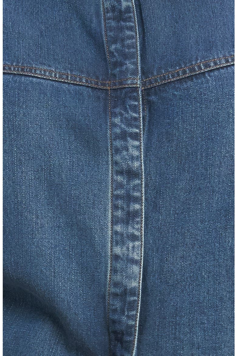 Western Long Sleeve Denim Shirt, Alternate, color, INDIGO DENIM