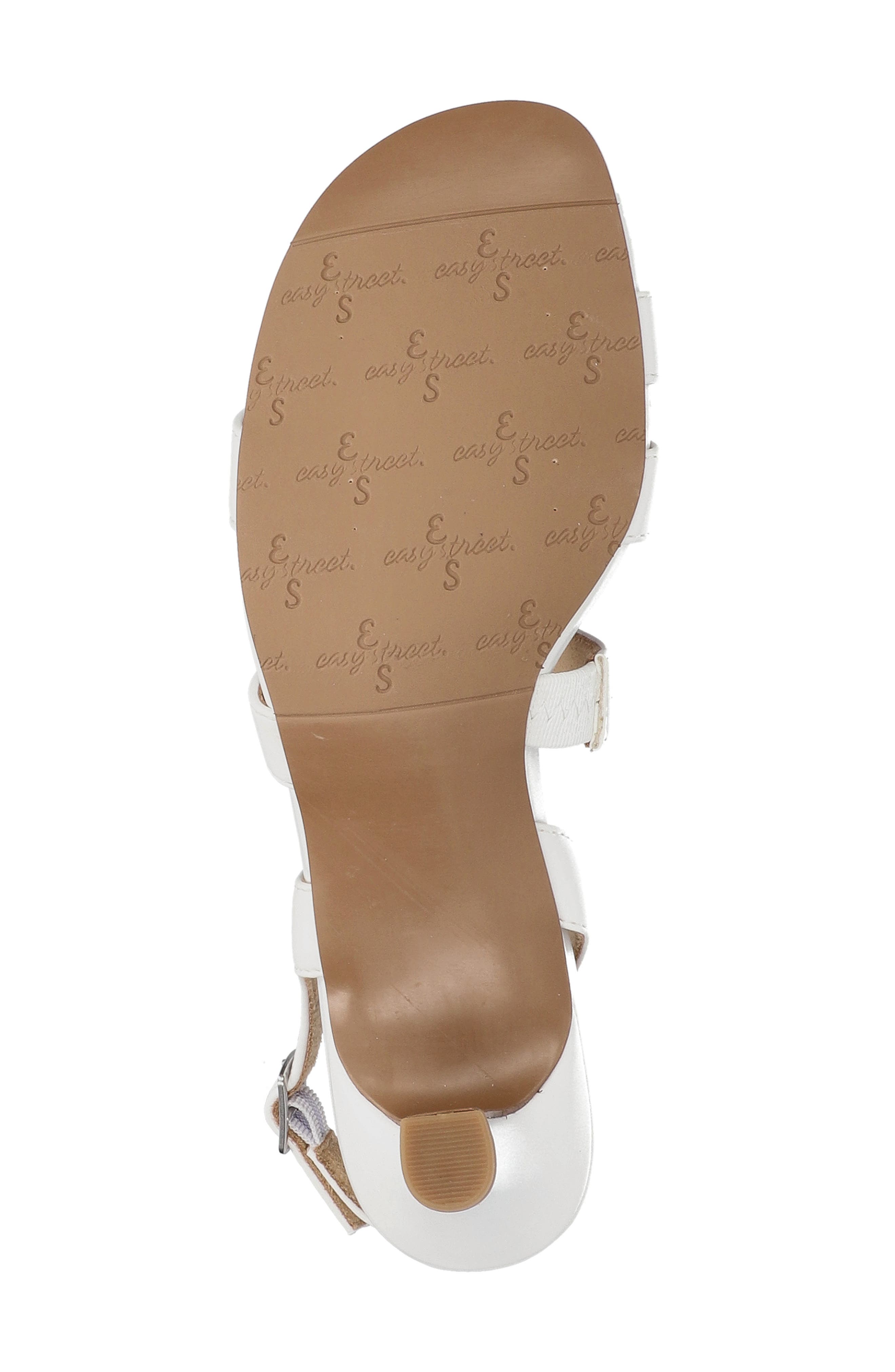 Como Strappy Sandal, Alternate, color, WHITE