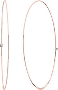 LANA Large Magic Hoop Diamond Earrings