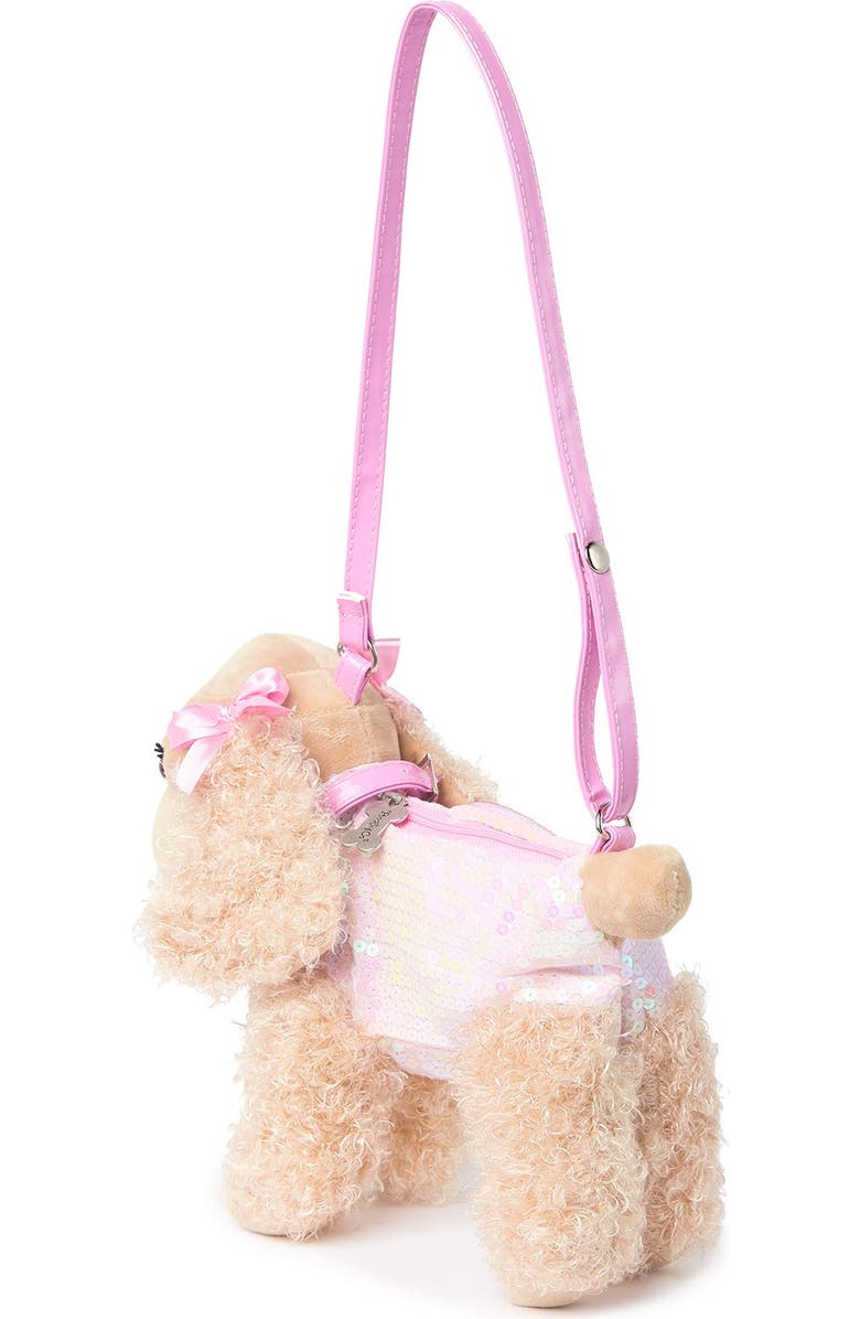 CONFETTI CHILDRENS ACCESSORIES Sadie Stuffed Dog Purse, Alternate, color,