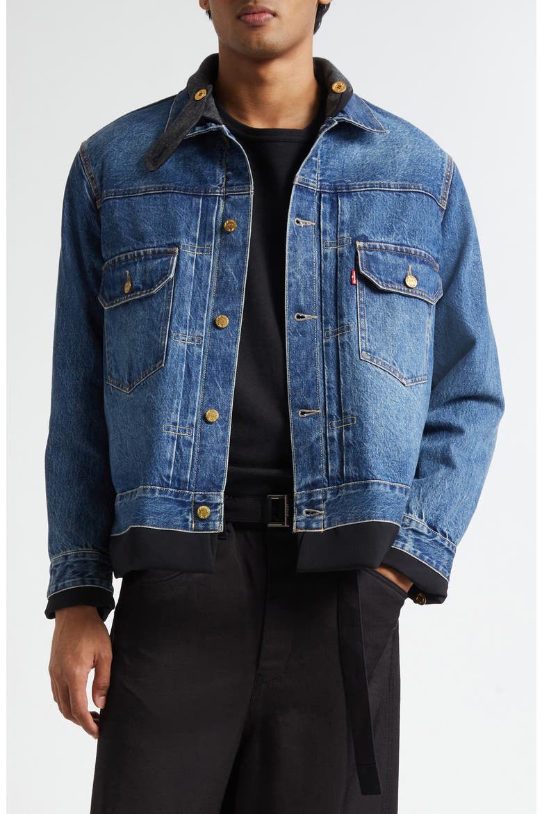 Gender Inclusive Levi's® Denim x Matelassé Twill Reversible Jacket