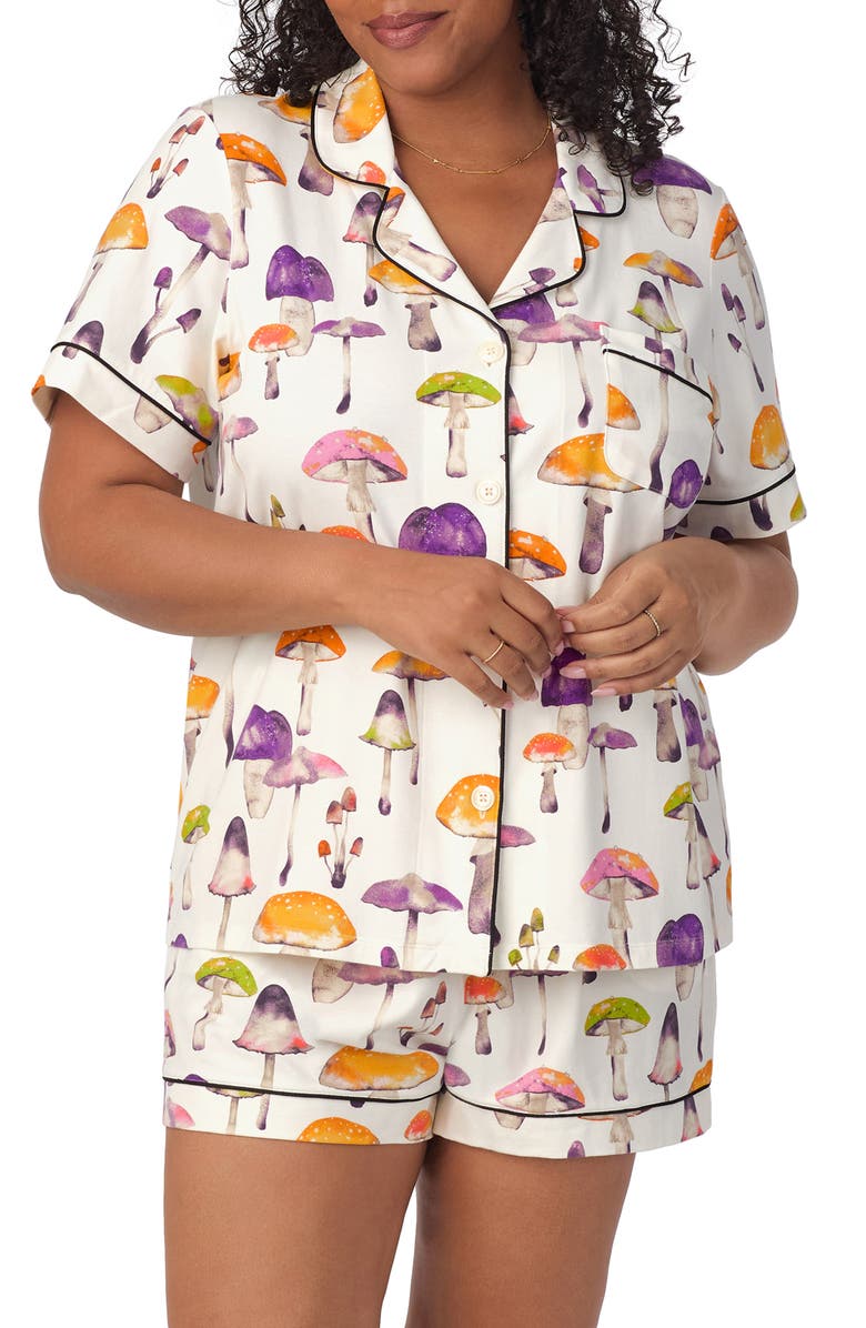 BedHead Pajamas Print Organic Cotton Jersey Short Pajamas, Alternate, color, 
