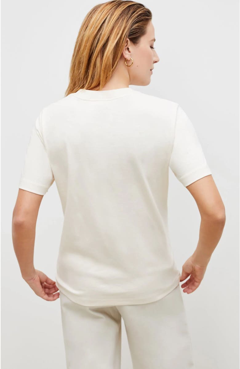 M.M.LaFleur Leslie Organic Pima Cotton T-Shirt, Alternate, color, Ivory